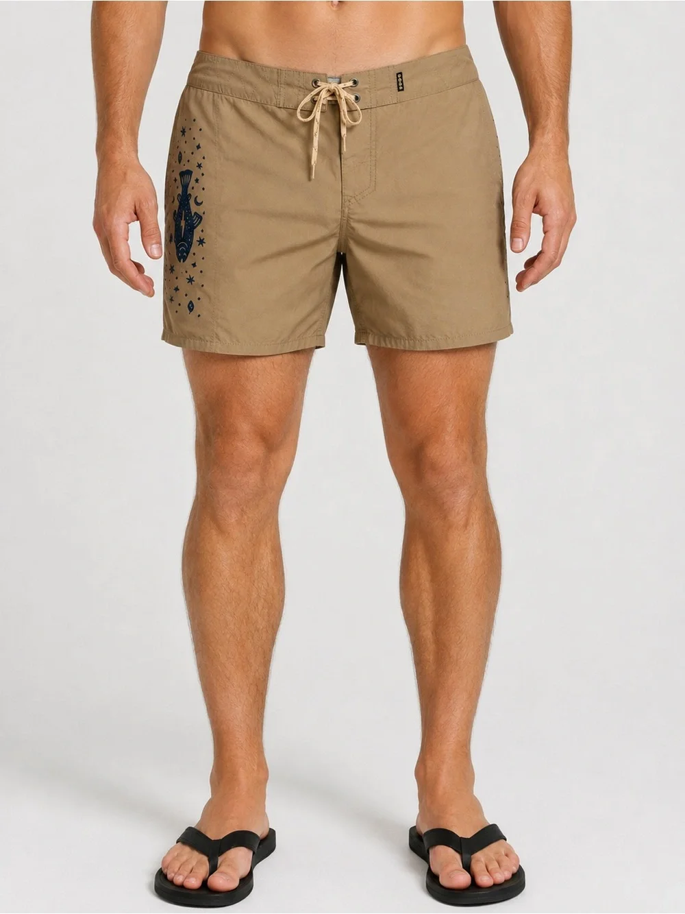Howler Brothers Heed The Call Creative Creatures Mens 38 Embroidered Fish Shorts